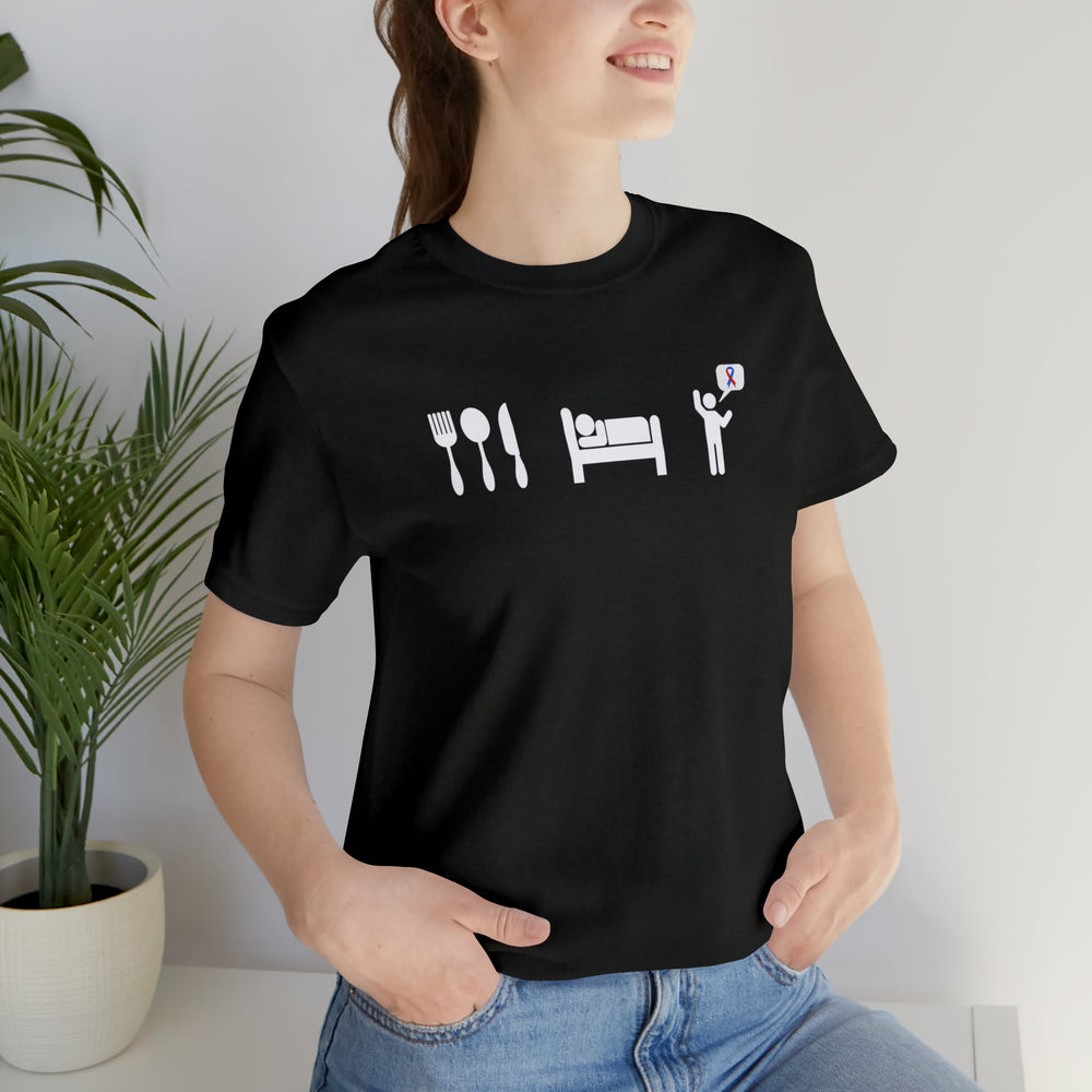 
                  
                    Eat, Sleep, Advocate Unisex Tee
                  
                