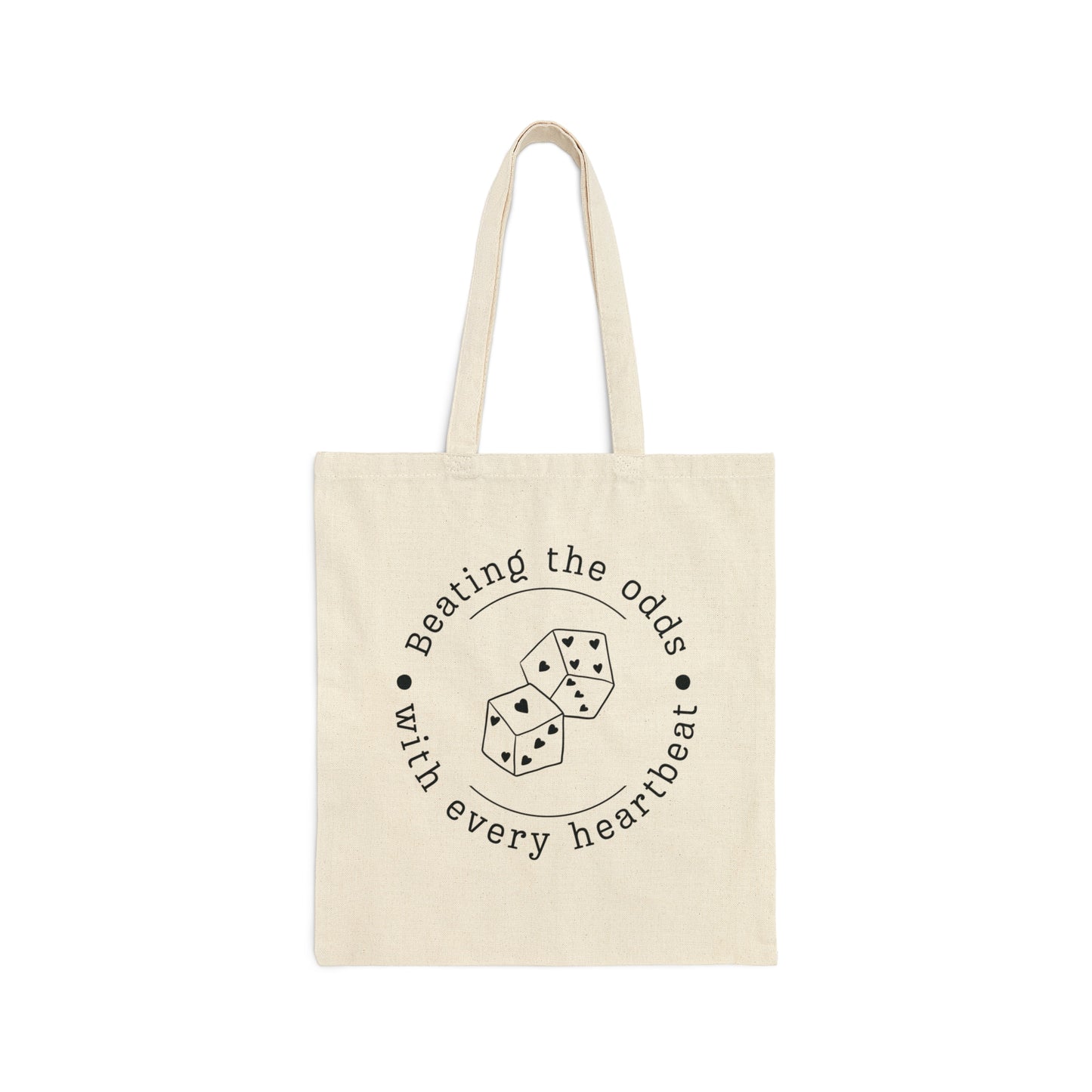 Beating the Odds Canvas Tote Bag