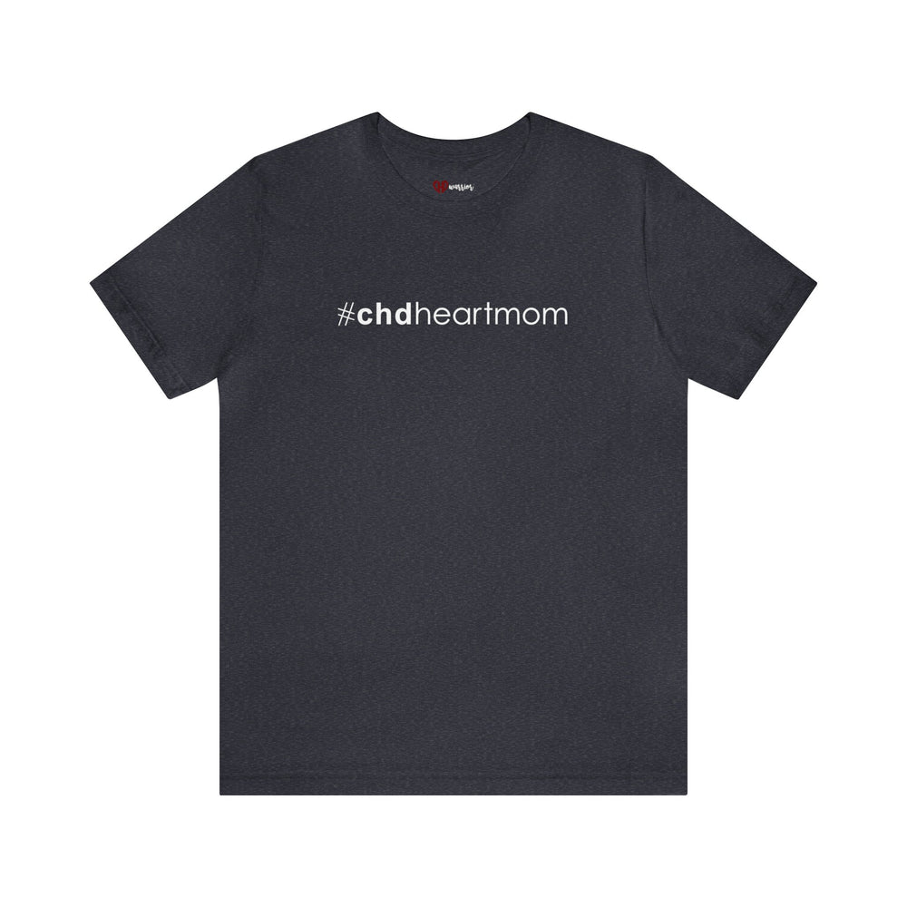 
                  
                    CHD Heart Mom Unisex Tee (white text)
                  
                