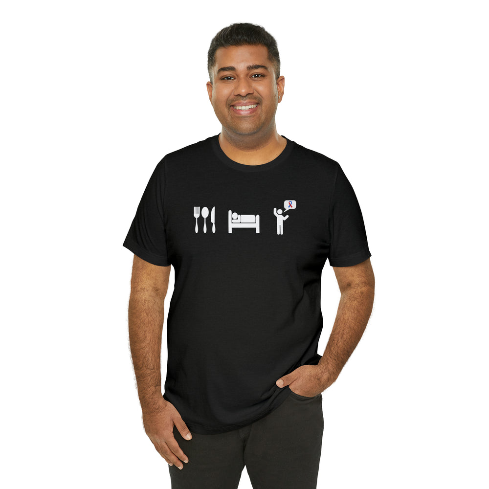 
                  
                    Eat, Sleep, Advocate Unisex Tee
                  
                