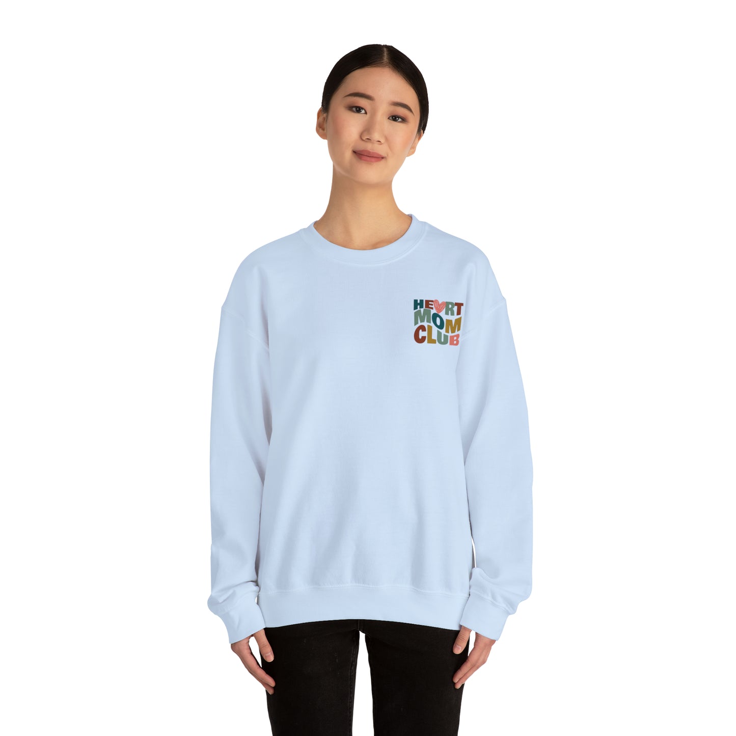 
                  
                    Heart Mom Club Crewneck Sweatshirt
                  
                