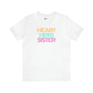 
                  
                    Heart Hero Sister Retro Unisex Tee
                  
                