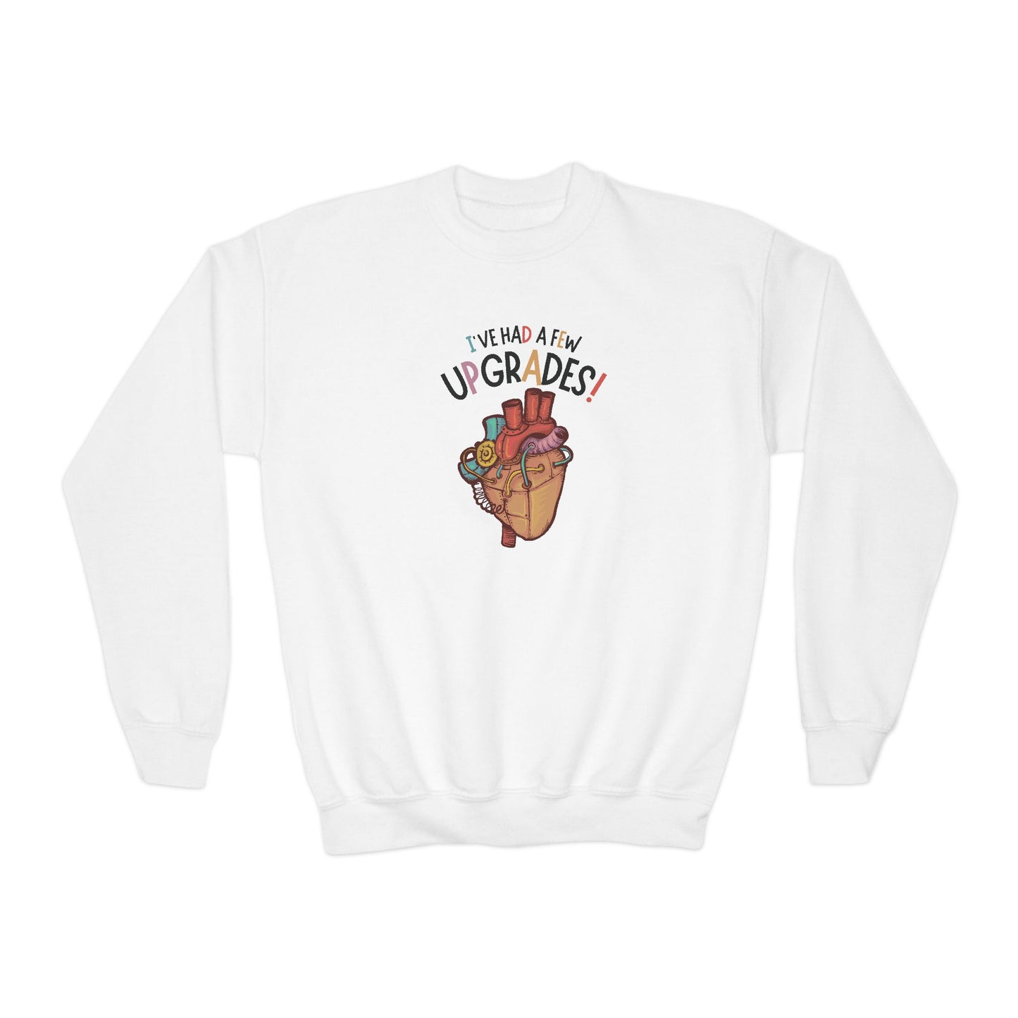 "Upgrades" Youth Crewneck Sweatshirt