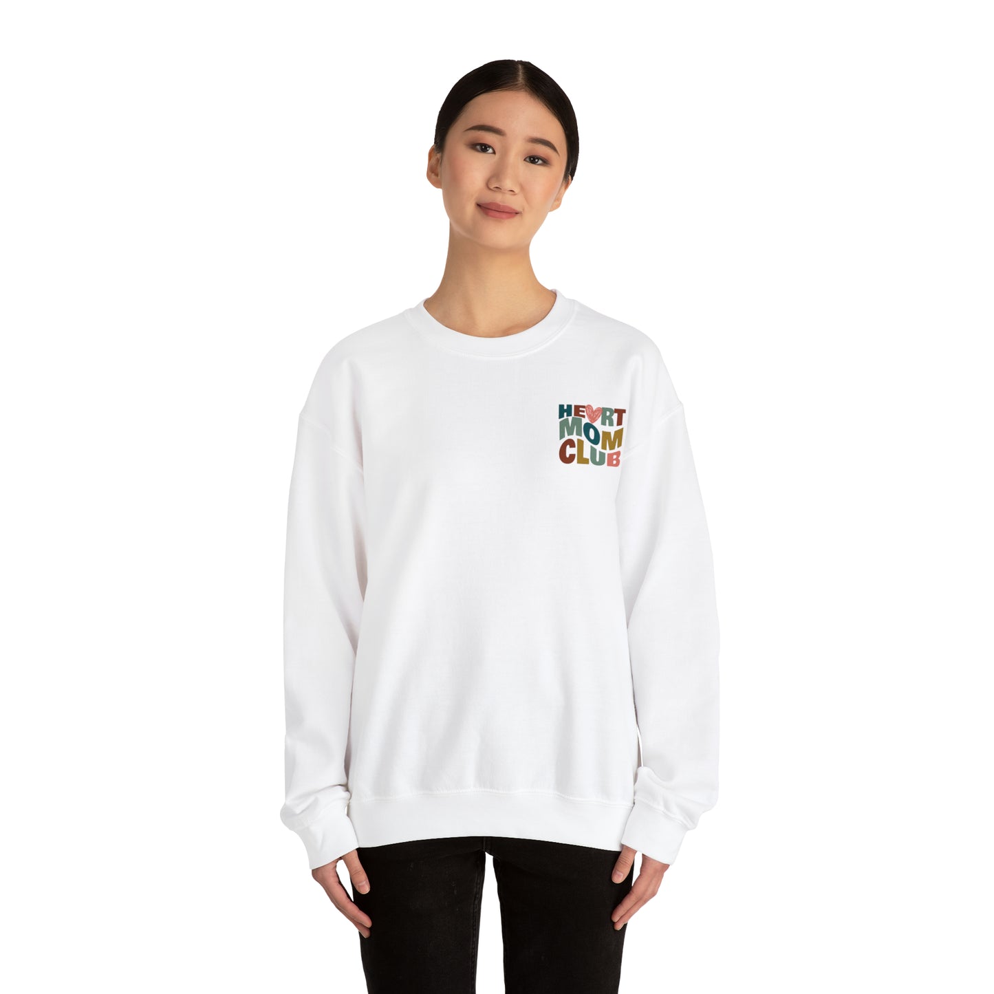 
                  
                    Heart Mom Club Crewneck Sweatshirt
                  
                