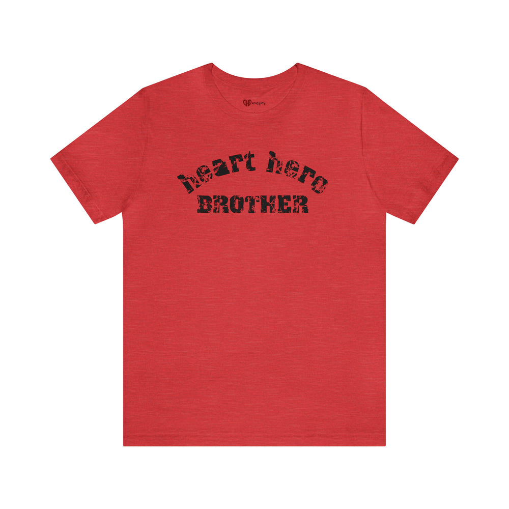 Heart Hero Brother Unisex Tee
