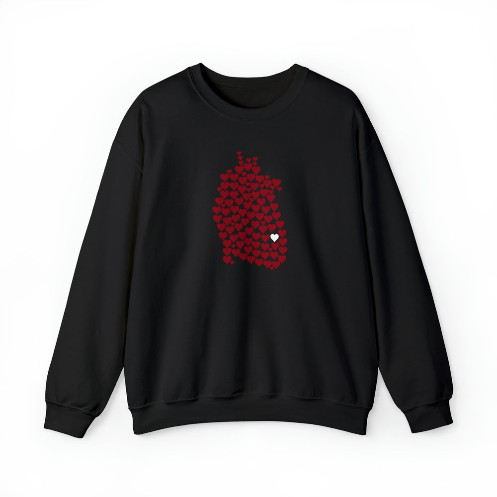 1 in 100 Hearts Crewneck Sweatshirt