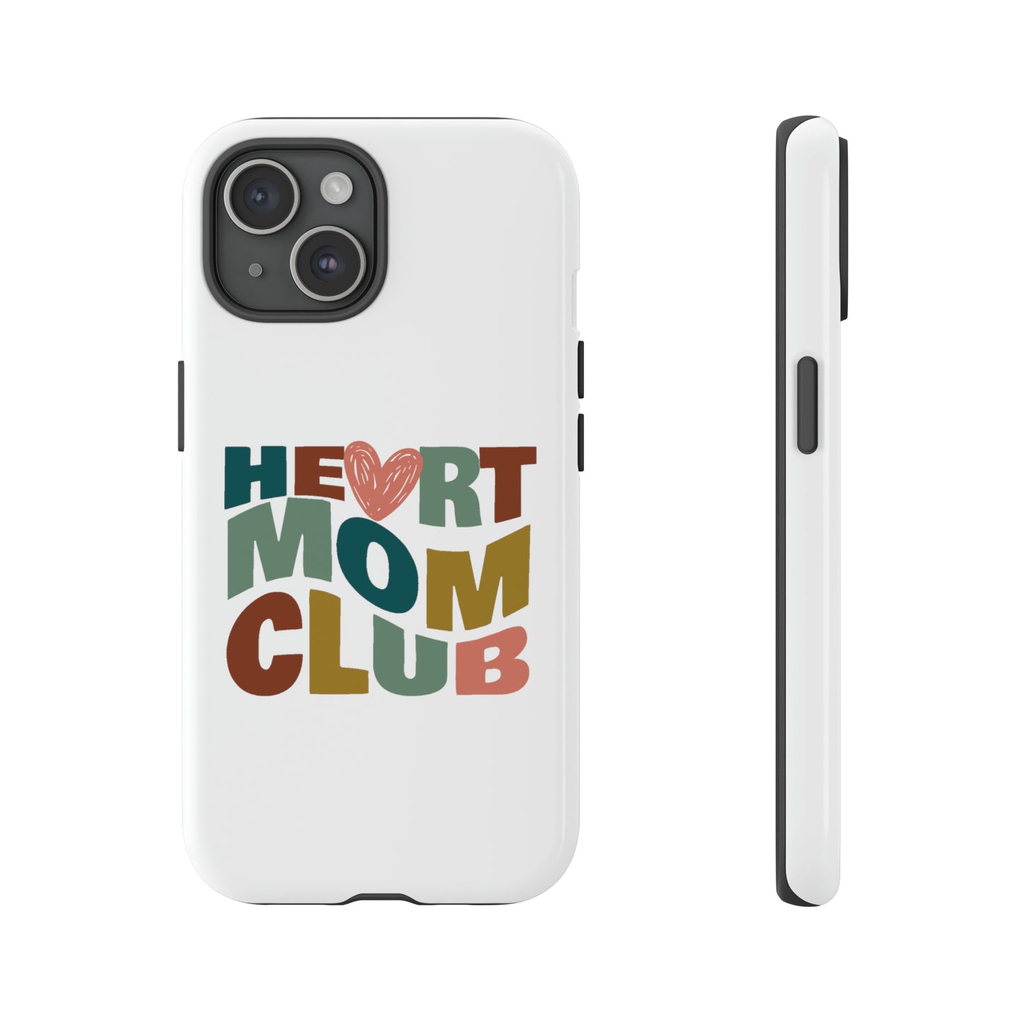 Heart Mom Club Tough Phone Case