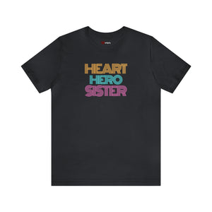 
                  
                    Heart Hero Sister Retro Unisex Tee
                  
                