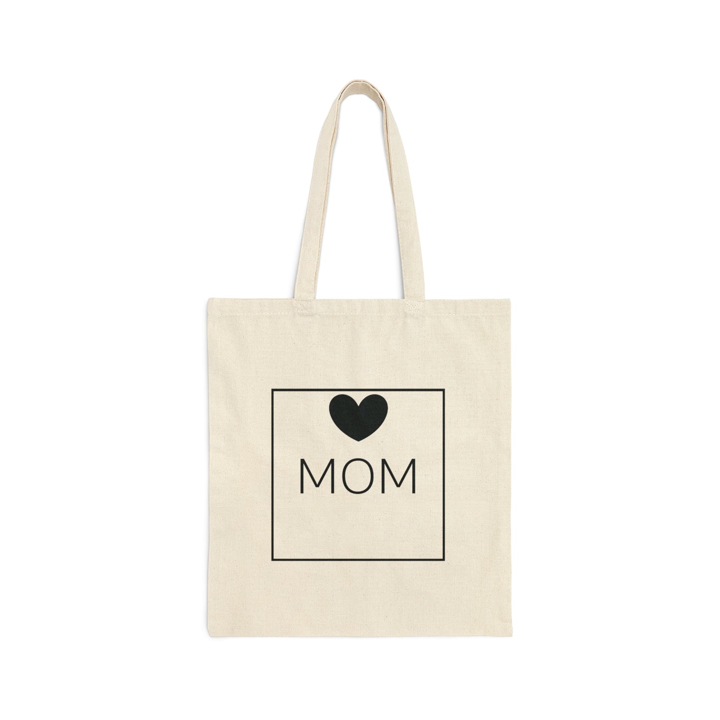 Heart Mom Box Canvas Tote Bag