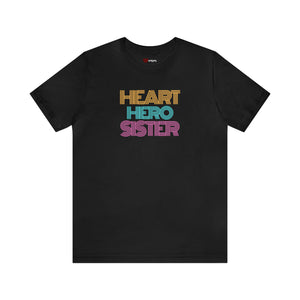 
                  
                    Heart Hero Sister Retro Unisex Tee
                  
                