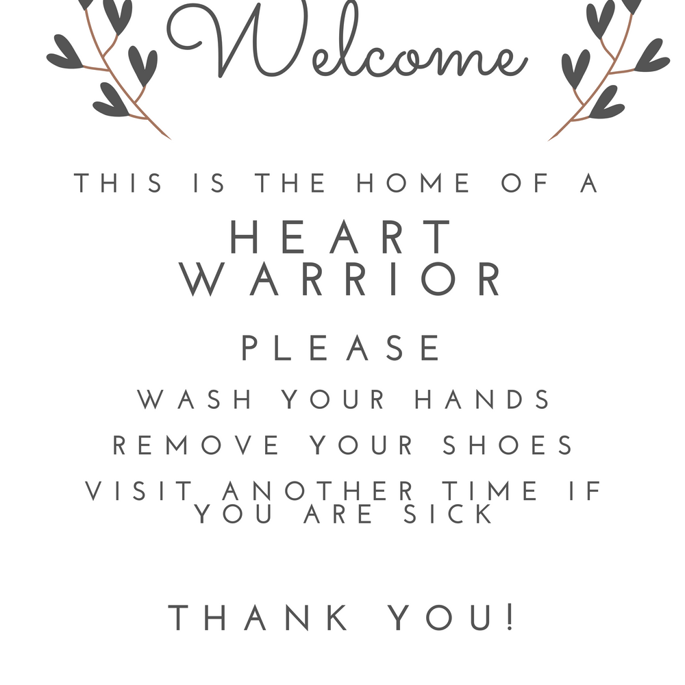 Home of a Heart Warrior (Digital Download)