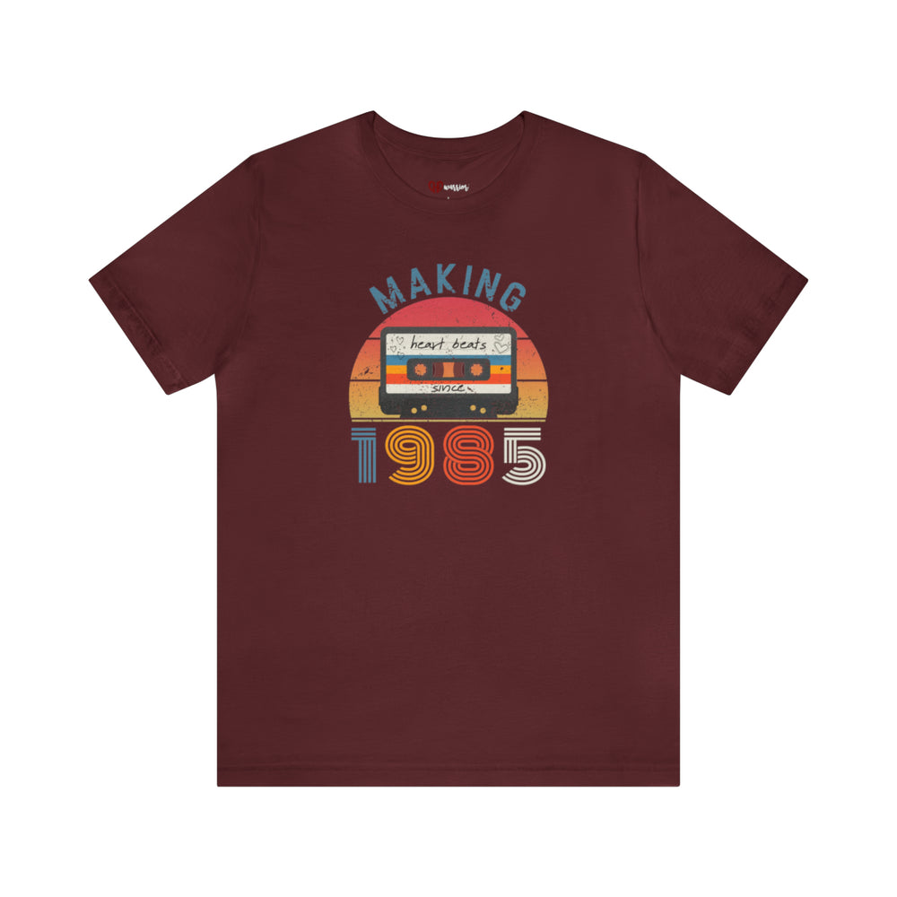 
                  
                    Retro Heart Beats *CUSTOM YEAR* Tee
                  
                