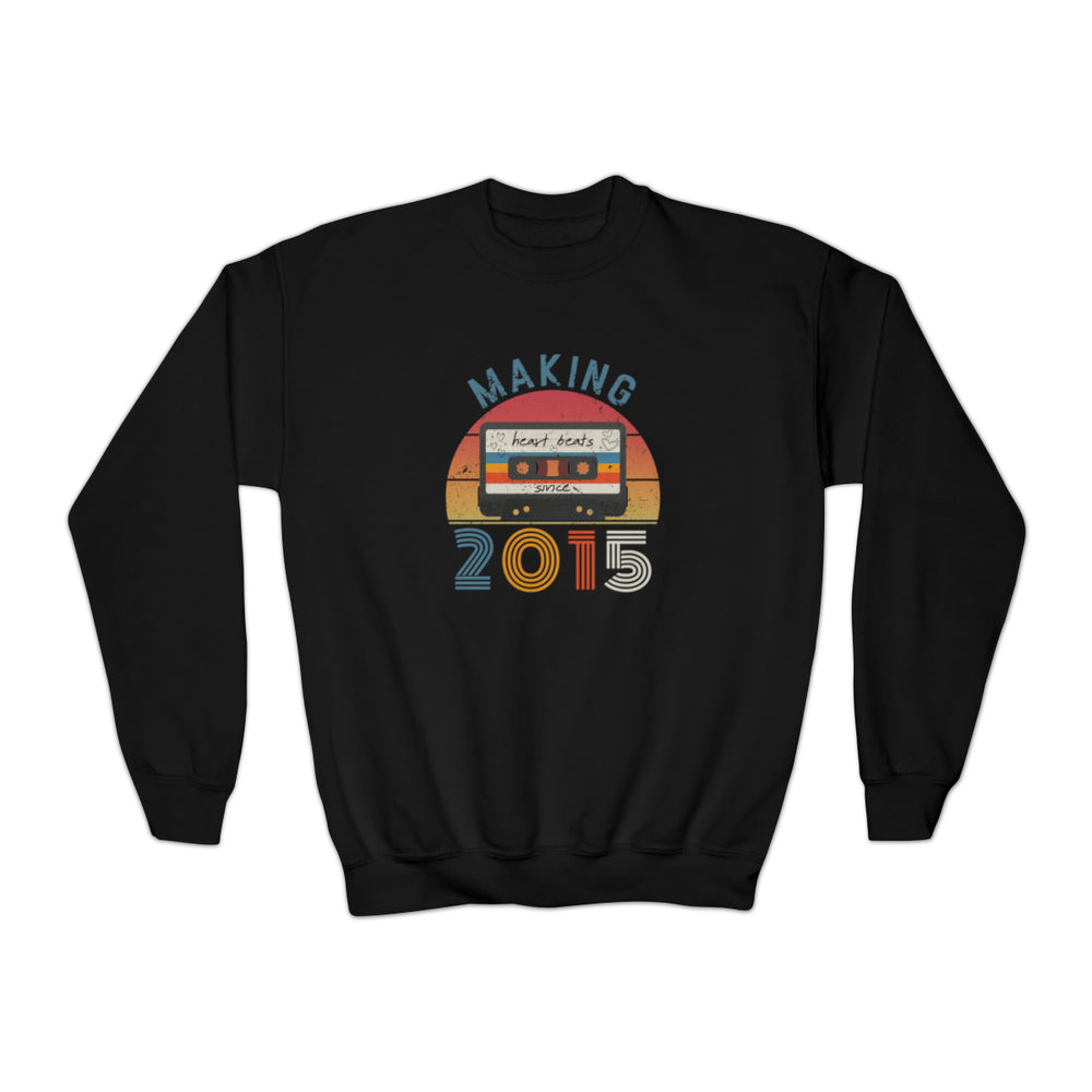 *Custom Year* Retro Beats Youth Crewneck Sweatshirt