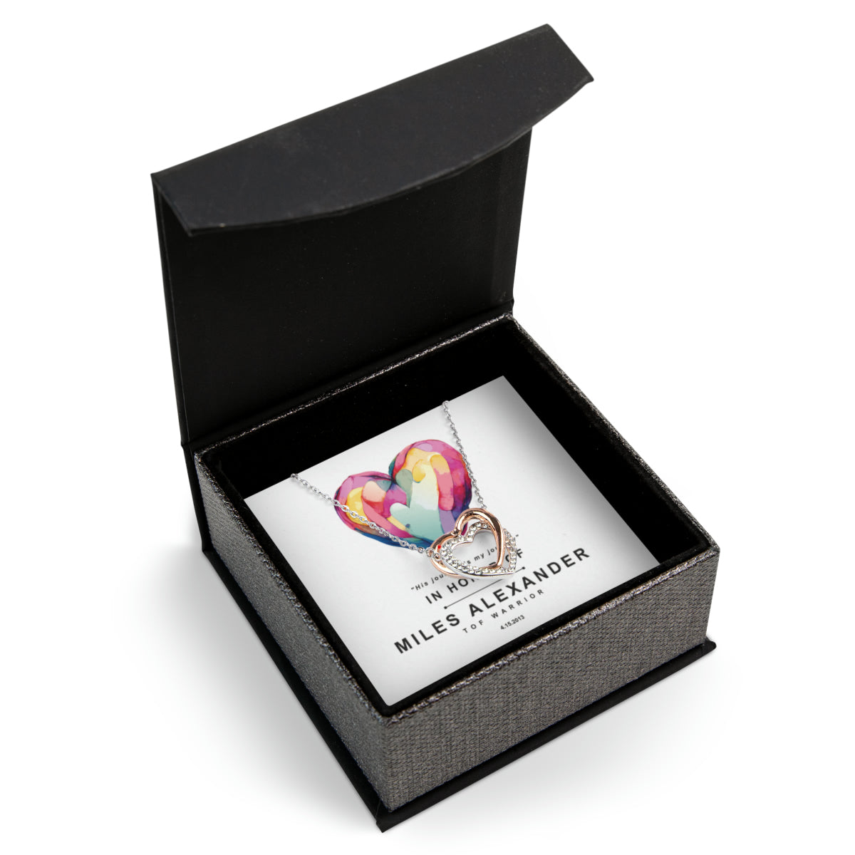 
                  
                    Heart Warrior's Bond Pendant + Customized Box
                  
                