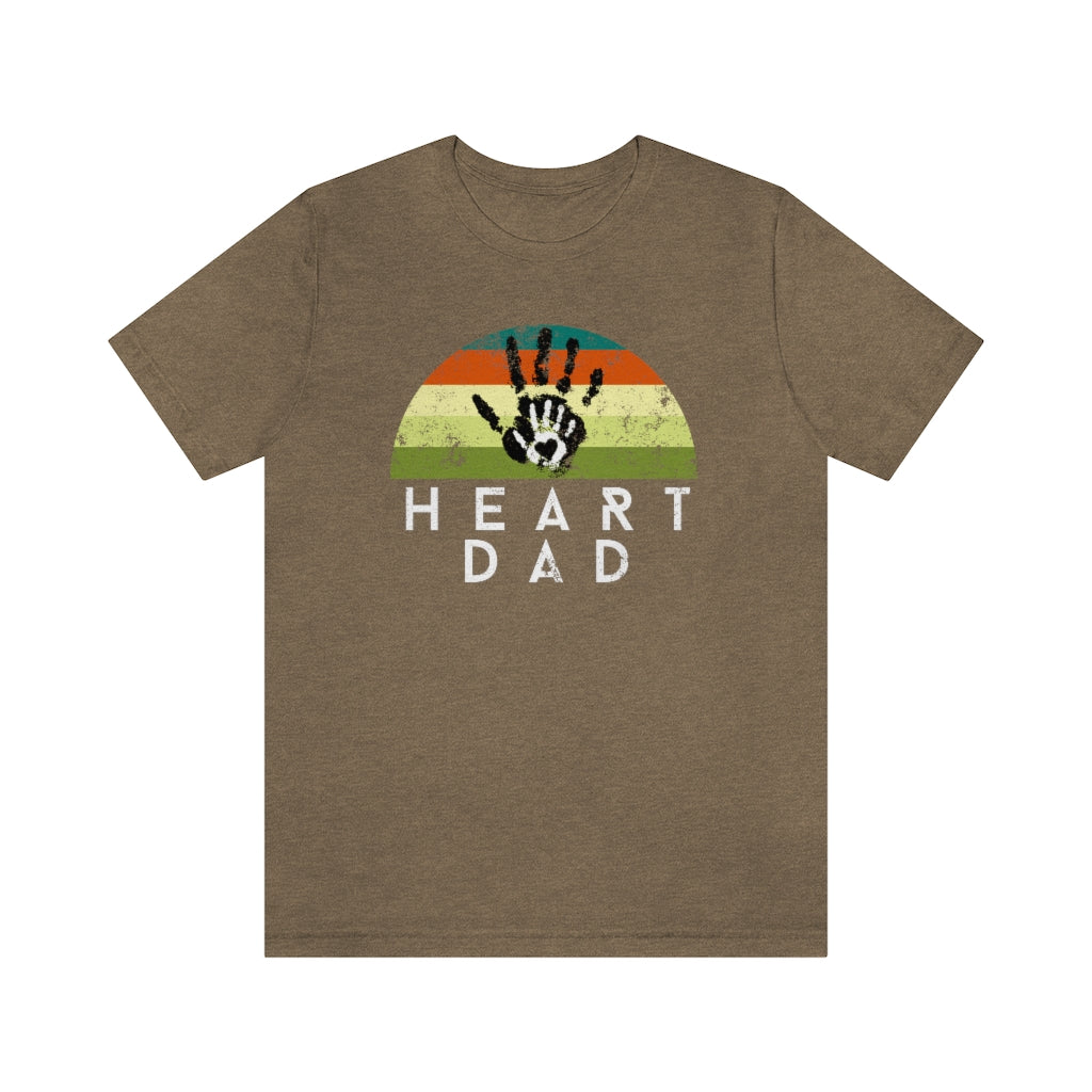 "Hand in Hand" Heart Dad Unisex Tee