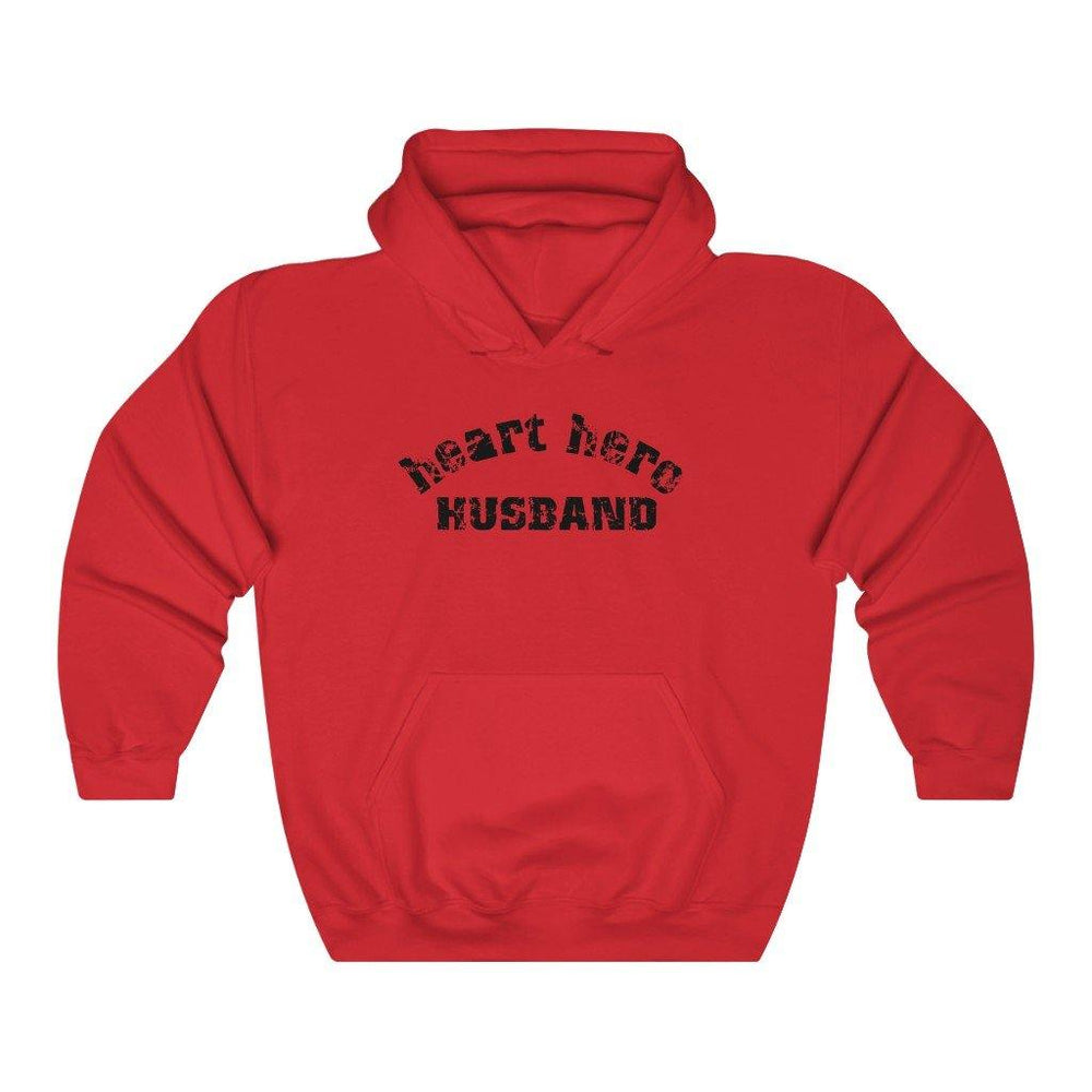 Heart Hero Husband Hoodie - CHD warrior