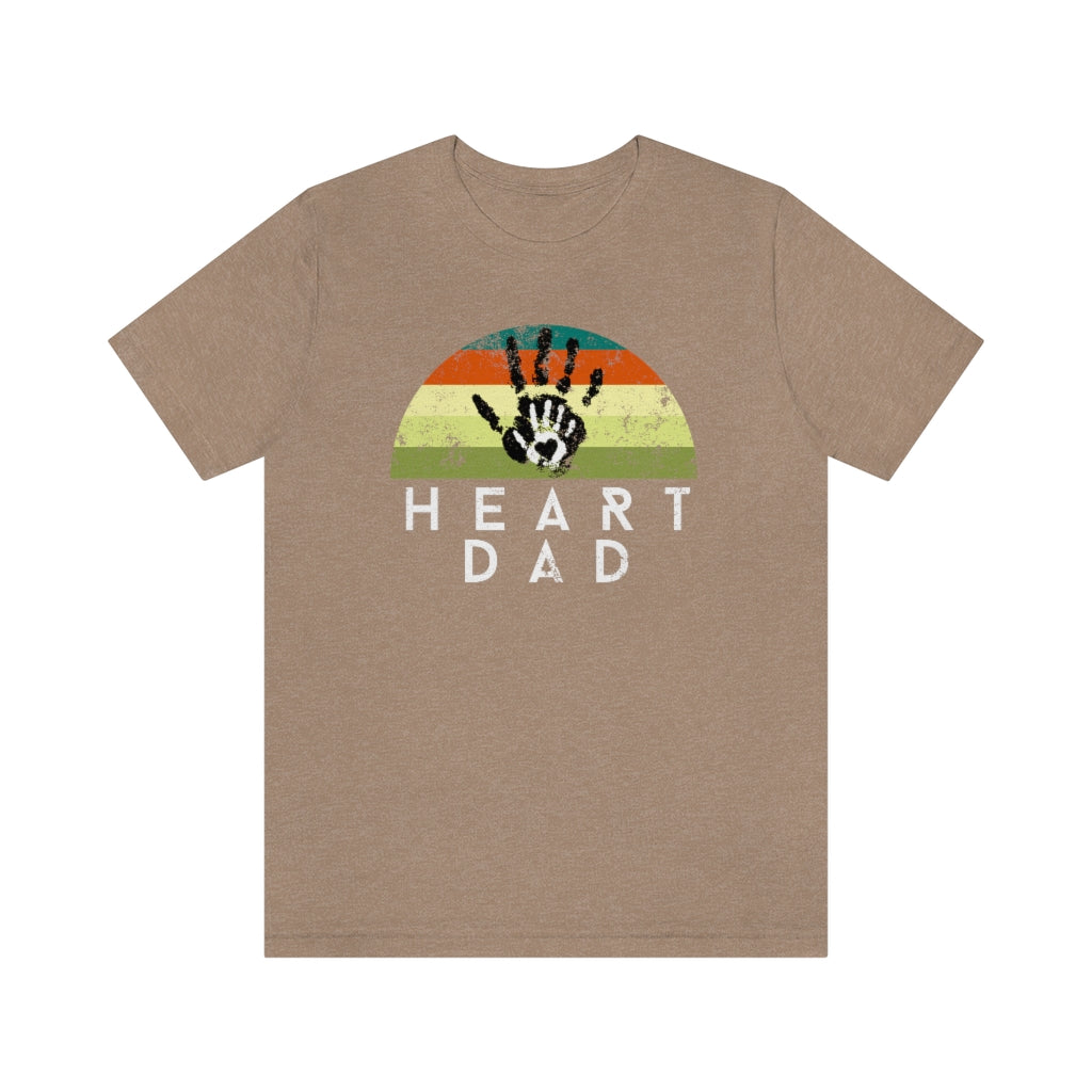 "Hand in Hand" Heart Dad Unisex Tee