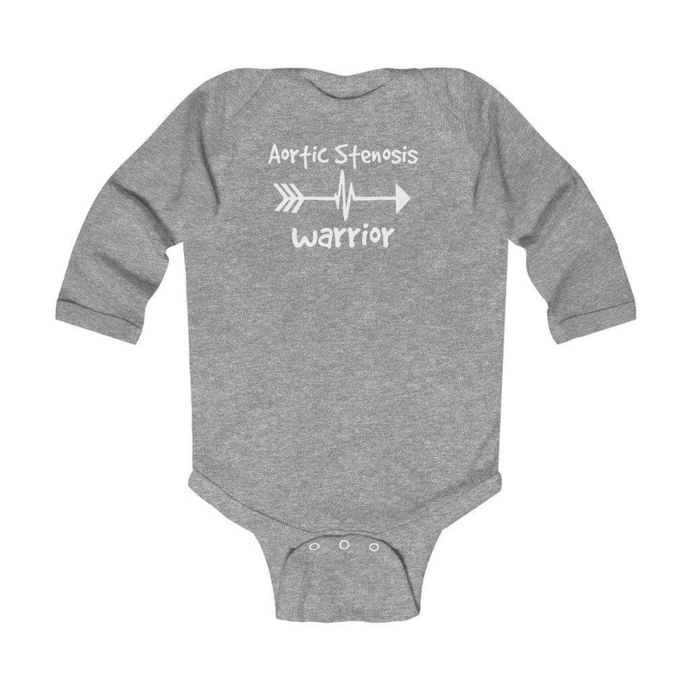 
                  
                    Aortic Stenosis Warrior Long-Sleeve Onesie - CHD warrior
                  
                