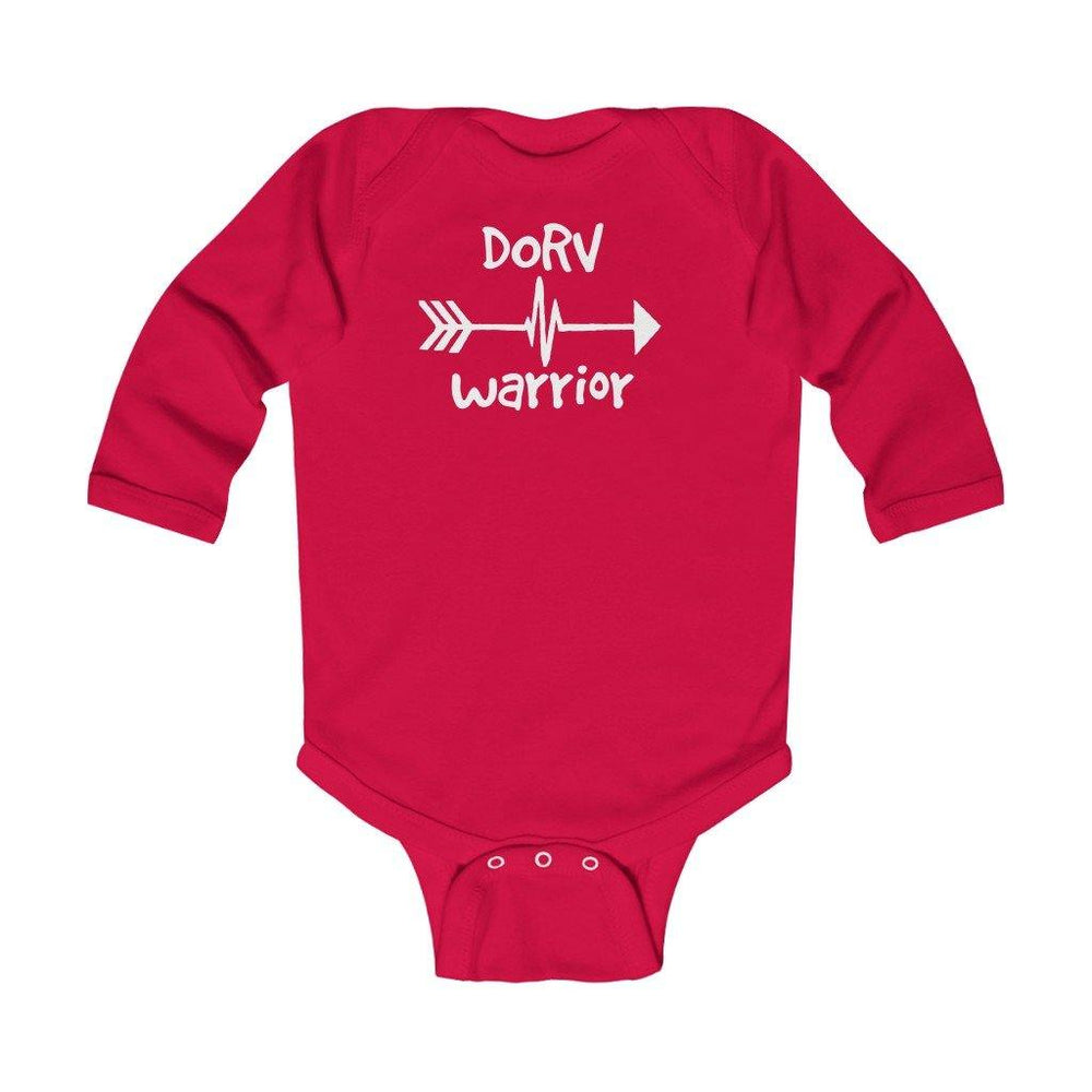 DORV Warrior Long-Sleeve Onesie - CHD warrior