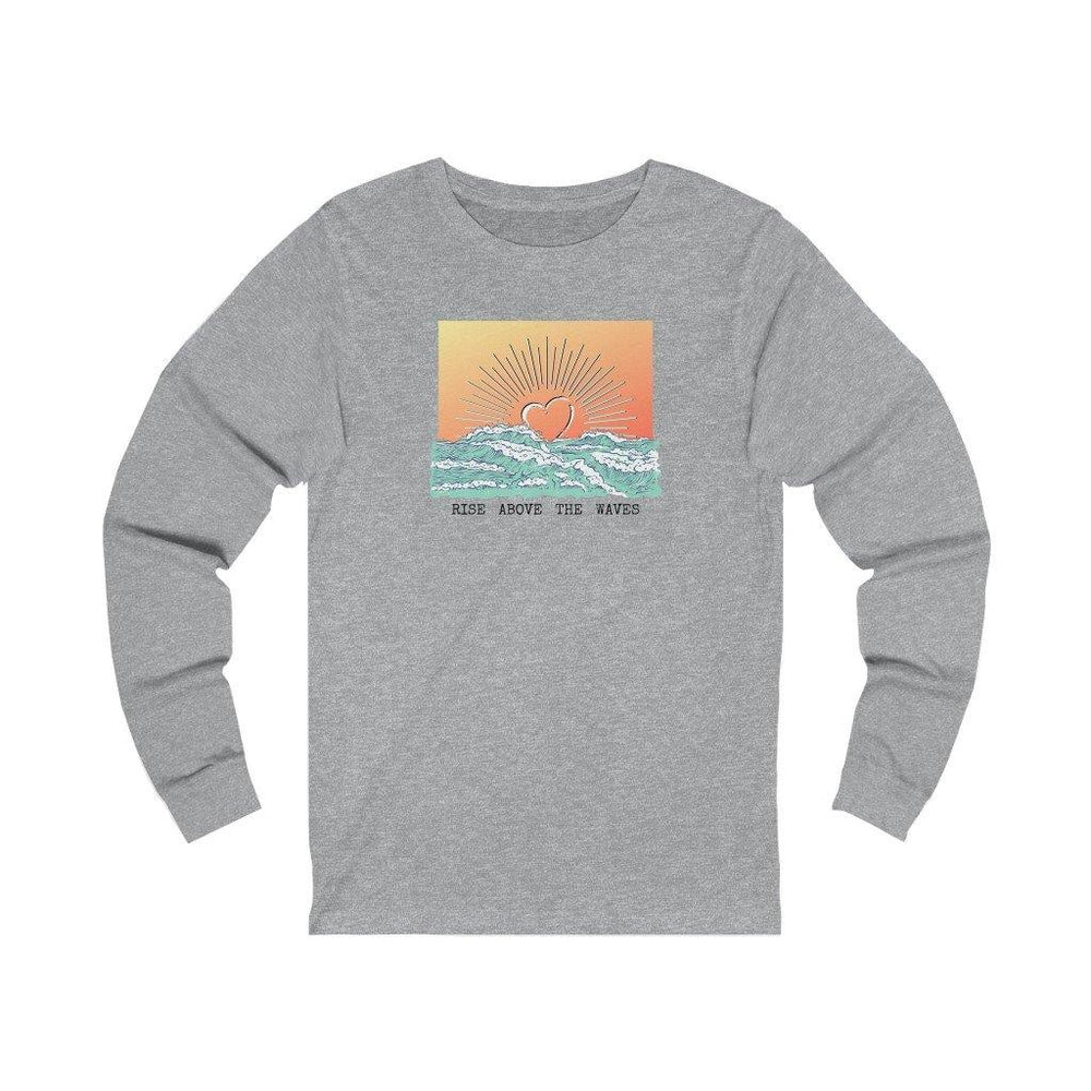 
                  
                    Rise Above the Waves Long Sleeve Tee - CHD warrior
                  
                