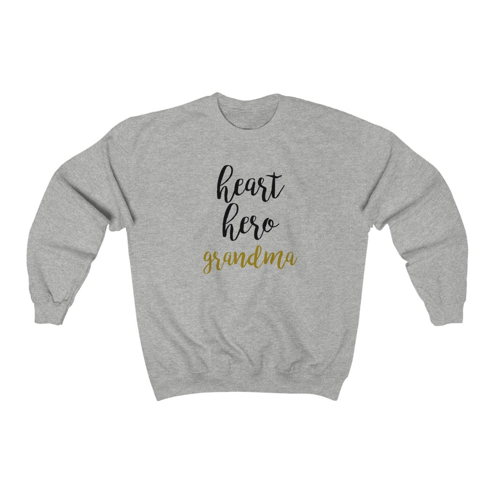 
                  
                    Heart Hero Grandma Crewneck Sweatshirt
                  
                