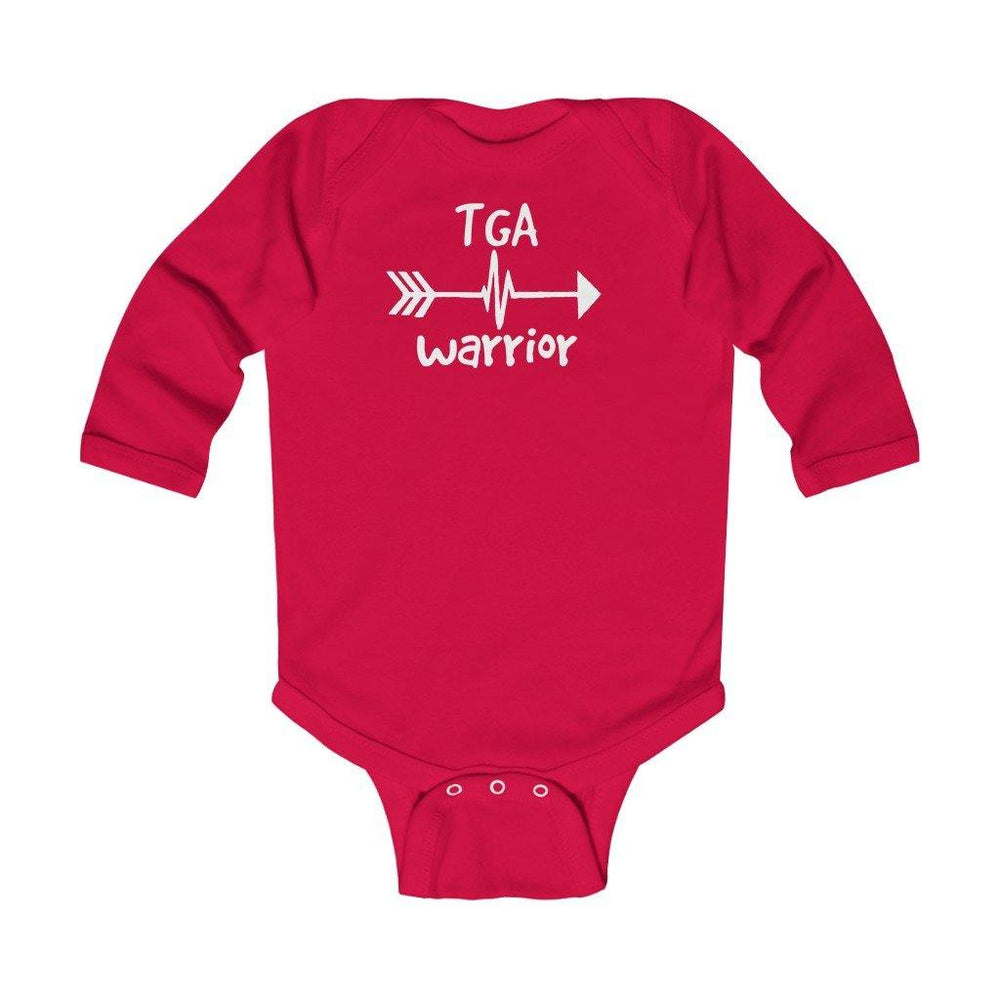 TGA Warrior Long-Sleeve Onesie - CHD warrior