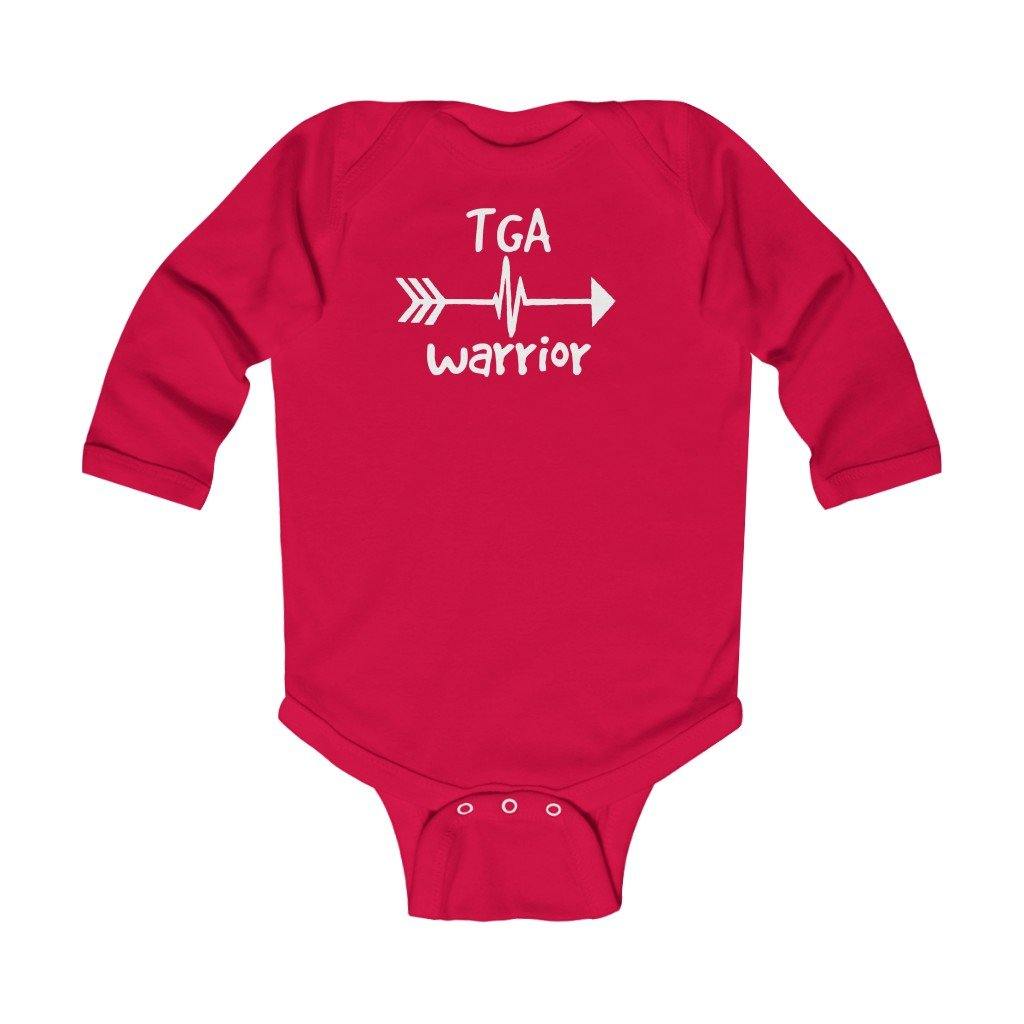 TGA Warrior Long-Sleeve Onesie - CHD warrior