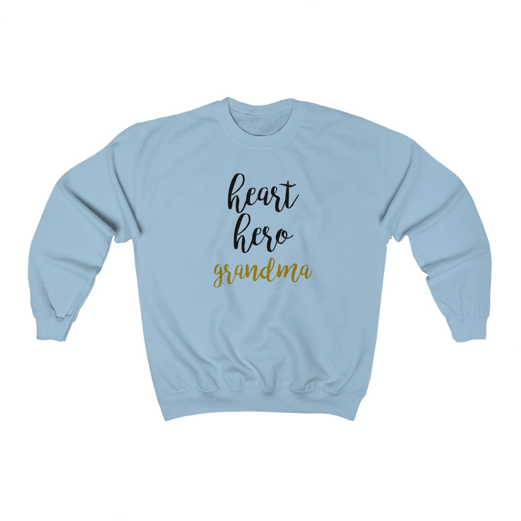 
                  
                    Heart Hero Grandma Crewneck Sweatshirt
                  
                