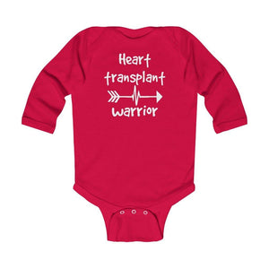 
                  
                    Heart Transplant Warrior Long-Sleeve Onesie - CHD warrior
                  
                