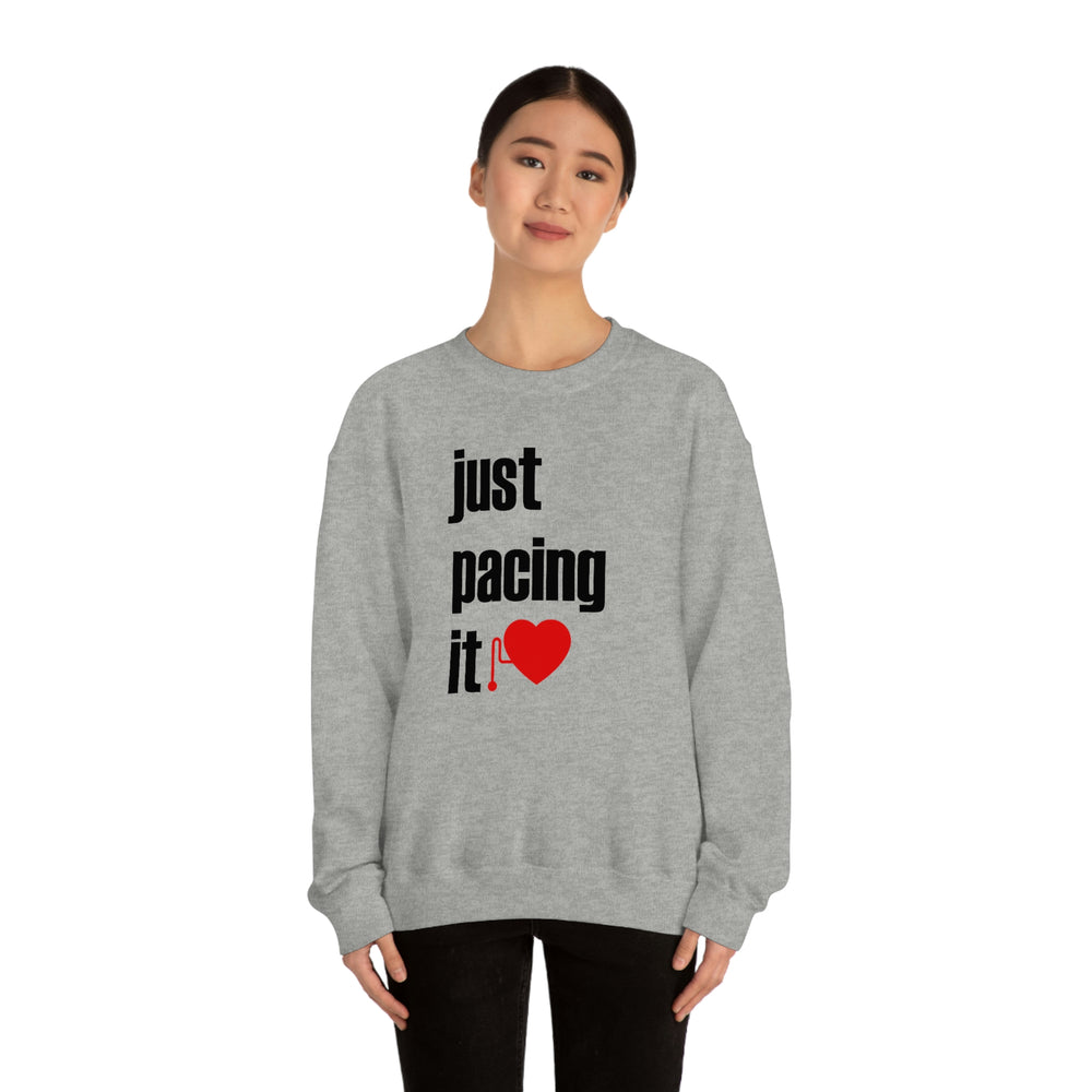 Just Pacing It Crewneck Sweatshirt