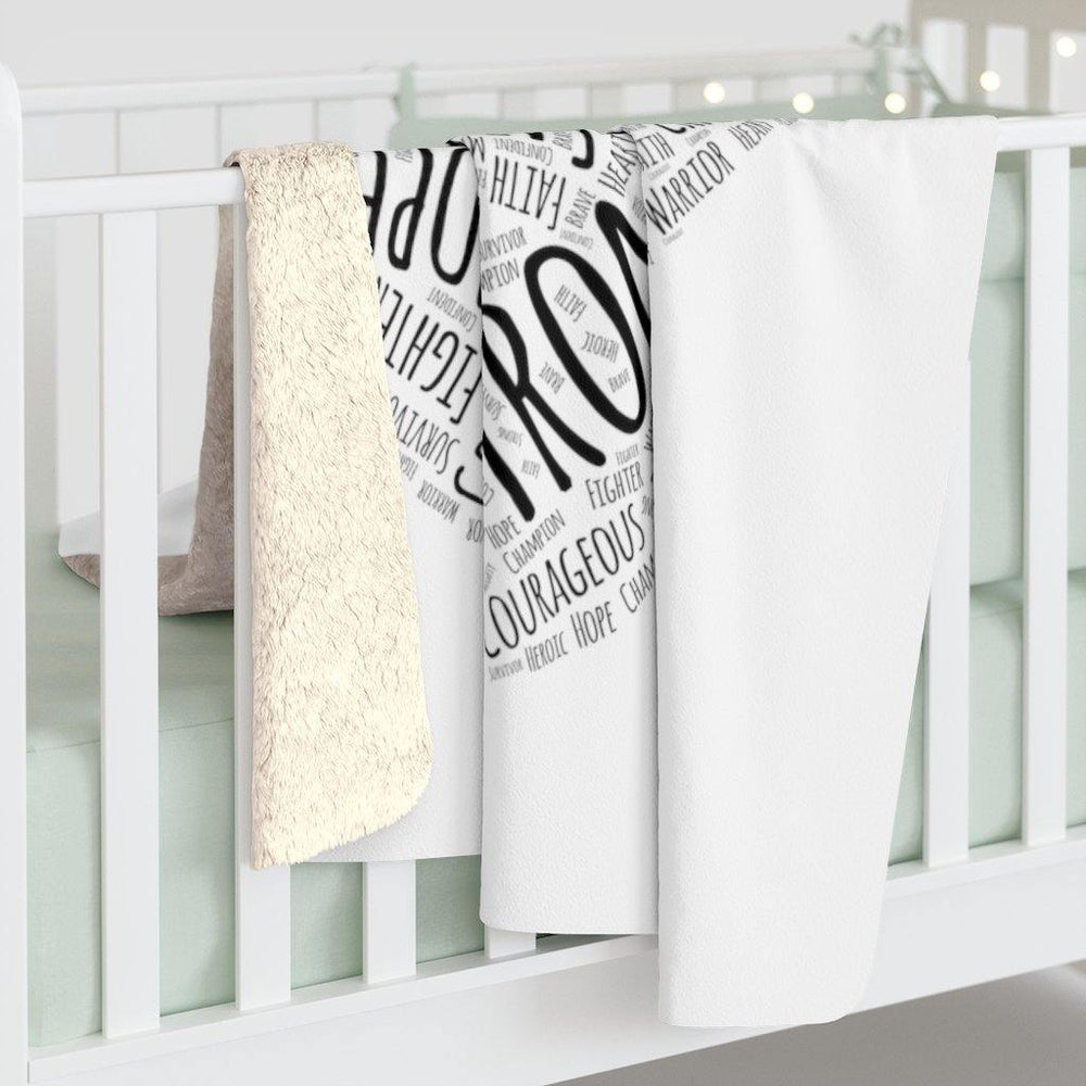 
                  
                    "If my Heart had Words" Fleece Blanket - CHD warrior
                  
                