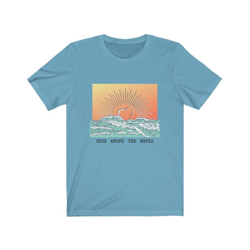 Rise Above the Waves Unisex Tee - CHD warrior