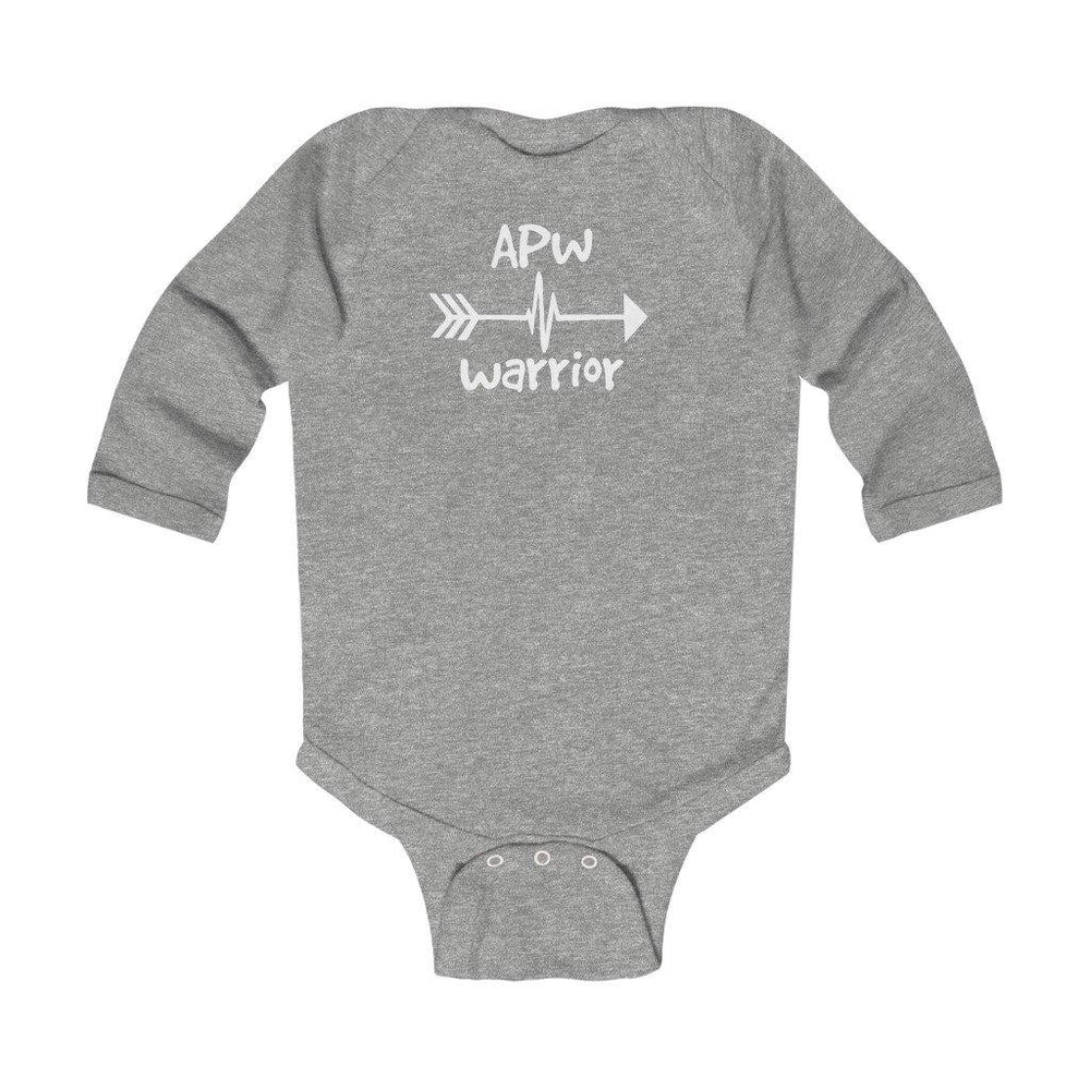 APW Warrior Long-Sleeve Onesie - CHD warrior