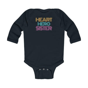 
                  
                    Heart Hero Sister Retro Long-Sleeve Onesie - CHD warrior
                  
                