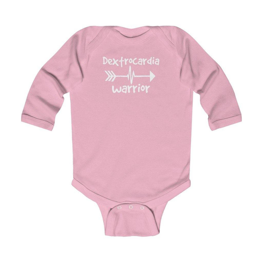 
                  
                    Dextrocardia Warrior Long-Sleeve Onesie - CHD warrior
                  
                