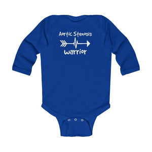 
                  
                    Aortic Stenosis Warrior Long-Sleeve Onesie - CHD warrior
                  
                