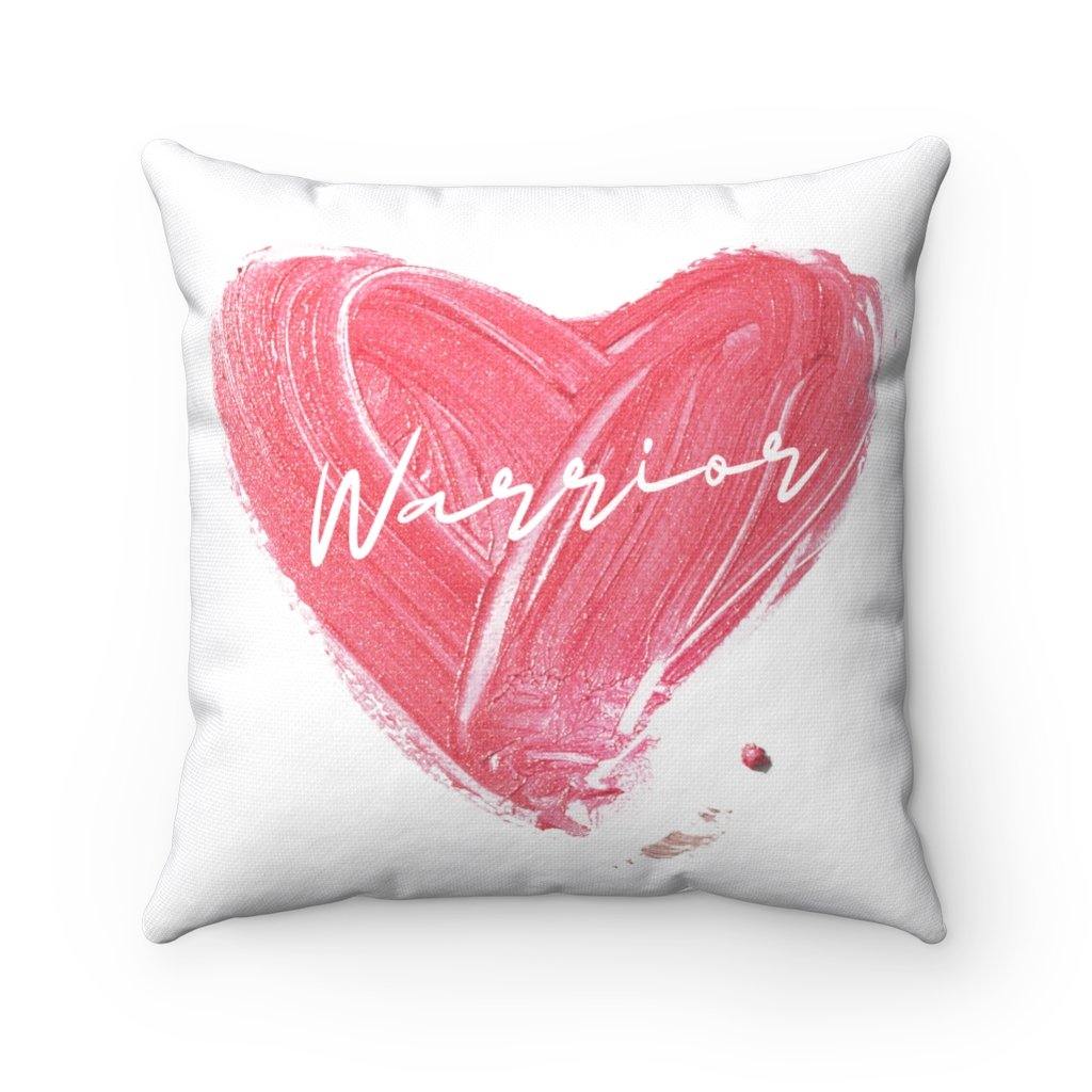 Brushed Heart Warrior Pillow - CHD warrior