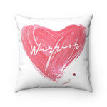 Brushed Heart Warrior Pillow - CHD warrior