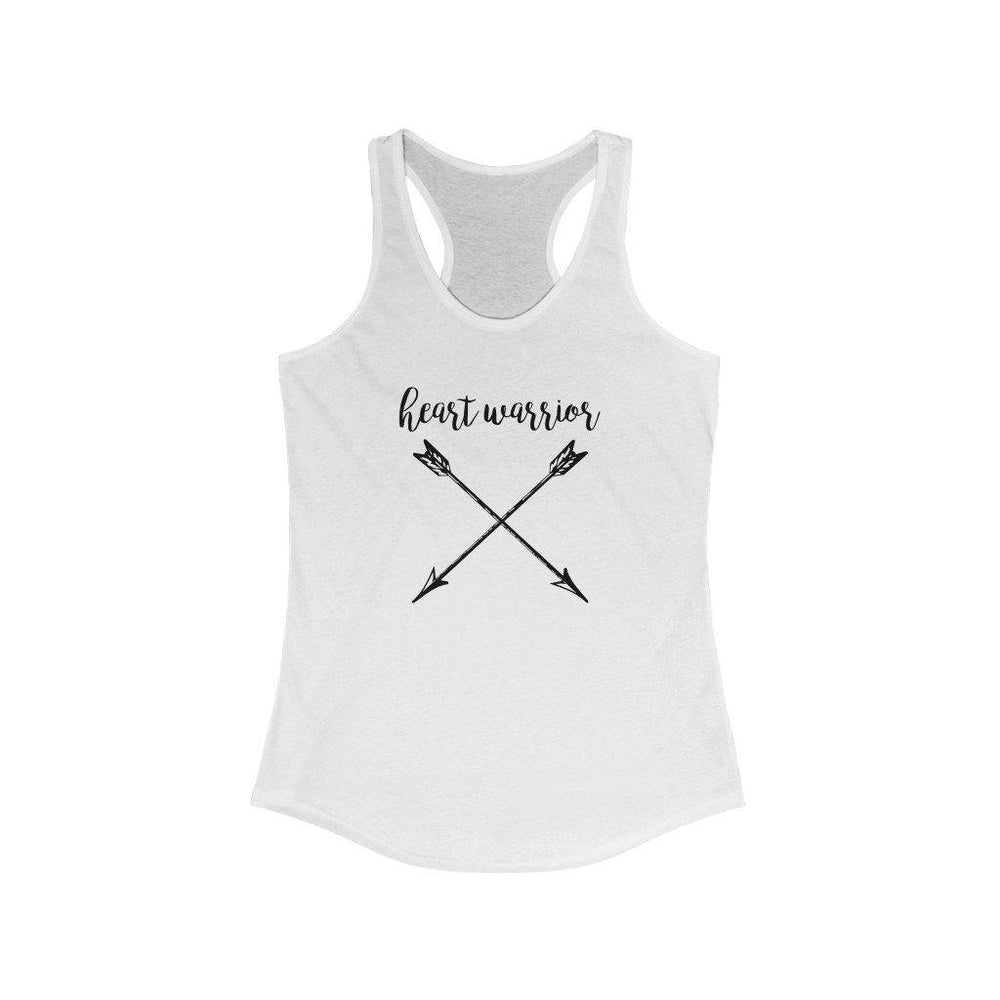 Heart Warrior Slim Fit Racerback Tank - CHD warrior