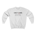 CICU Nurse Crewneck Sweatshirt - CHD warrior