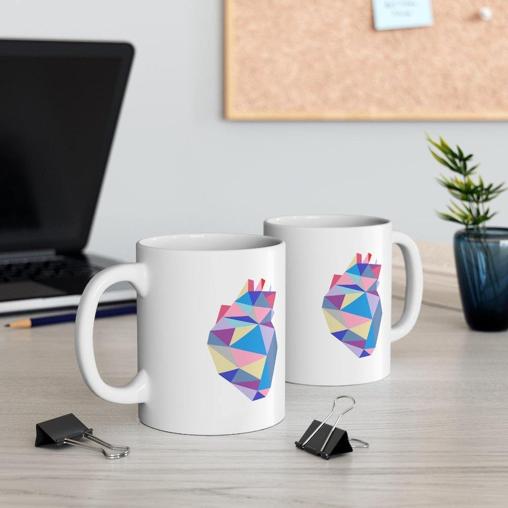 
                  
                    Abstract Heart Mug 11oz - CHD warrior
                  
                