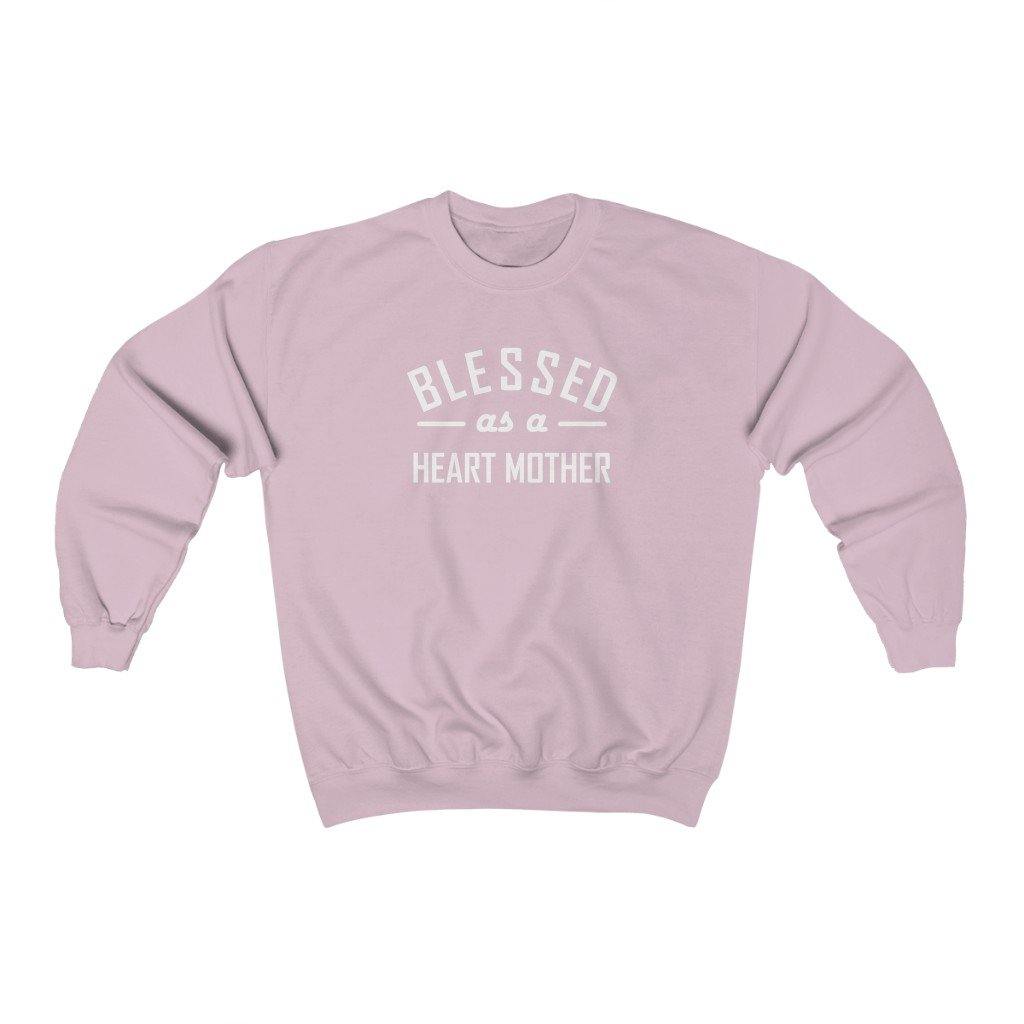 
                  
                    Blessed as a Heart Mother Crewneck Sweatshirt (white text) - CHD warrior
                  
                