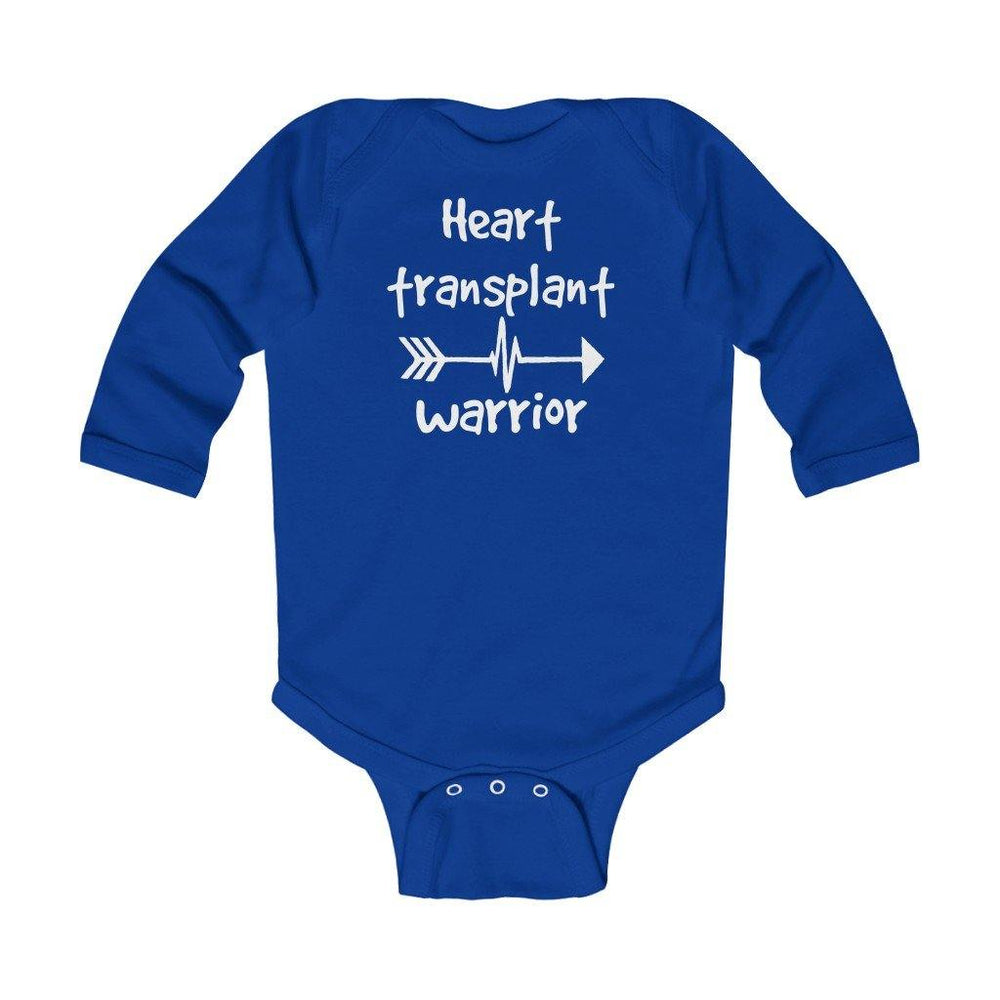 
                  
                    Heart Transplant Warrior Long-Sleeve Onesie - CHD warrior
                  
                