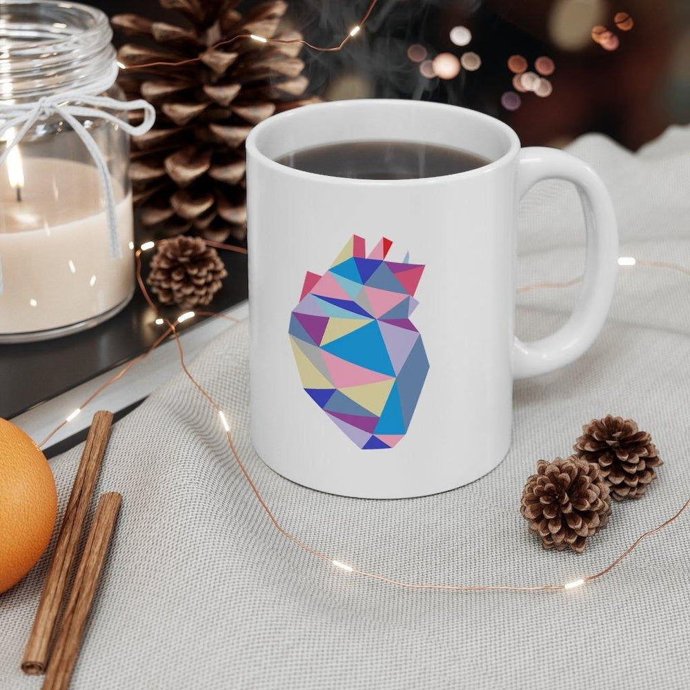 
                  
                    Abstract Heart Mug 11oz - CHD warrior
                  
                