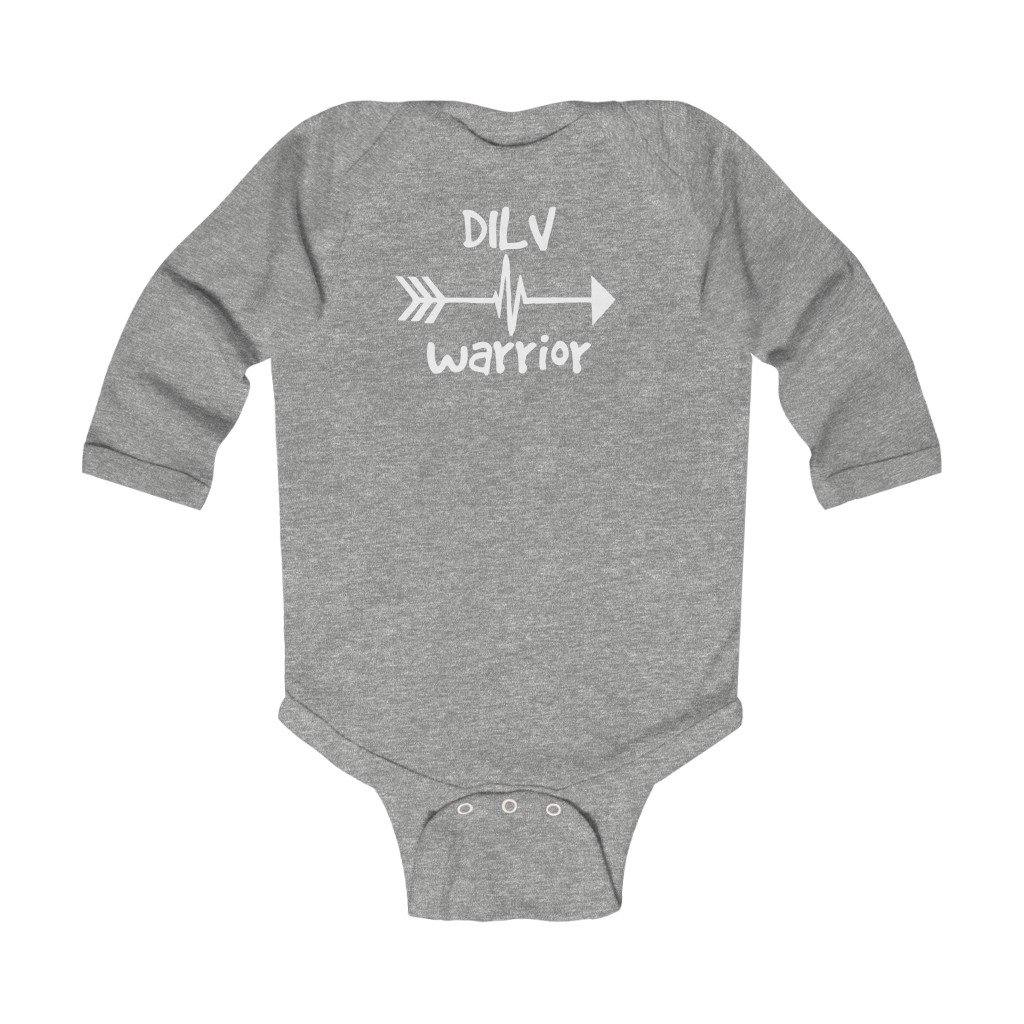 DILV Warrior Long-Sleeve Onesie - CHD warrior