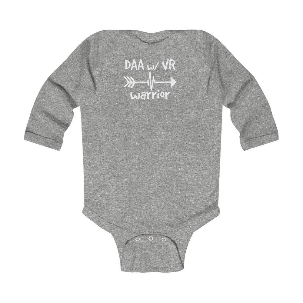 DAA w/ VR Warrior Long-Sleeve Onesie - CHD warrior