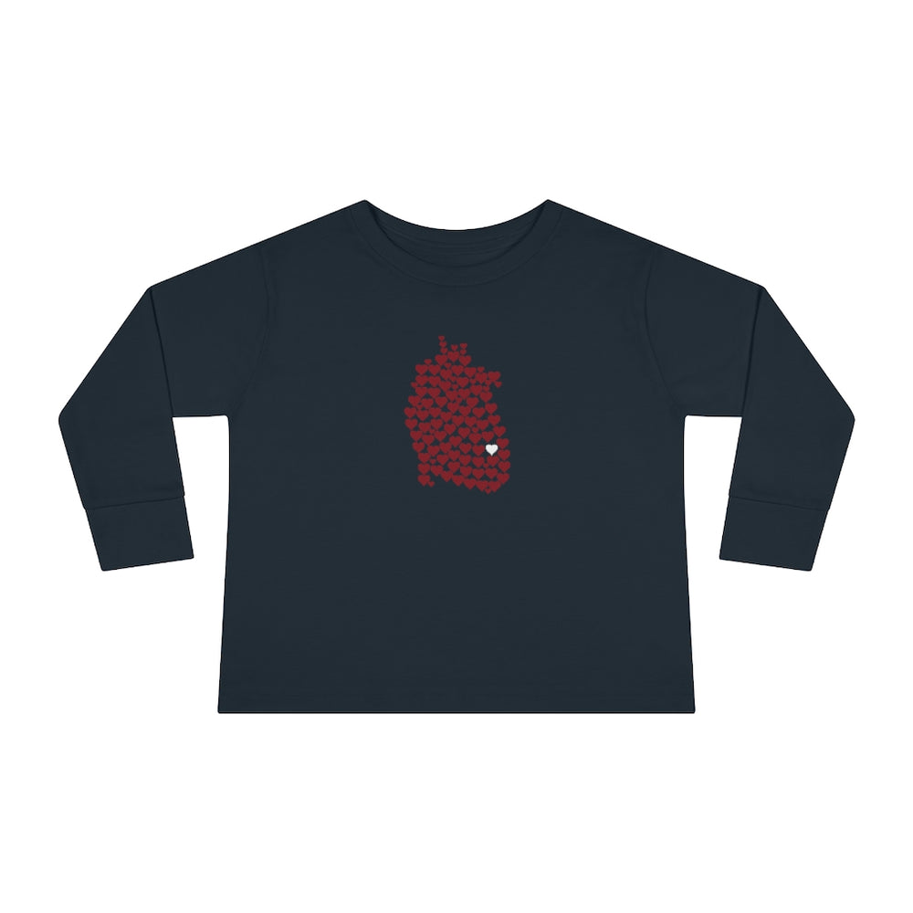 
                  
                    Toddler 1 in 100 Hearts Long Sleeve Tee
                  
                