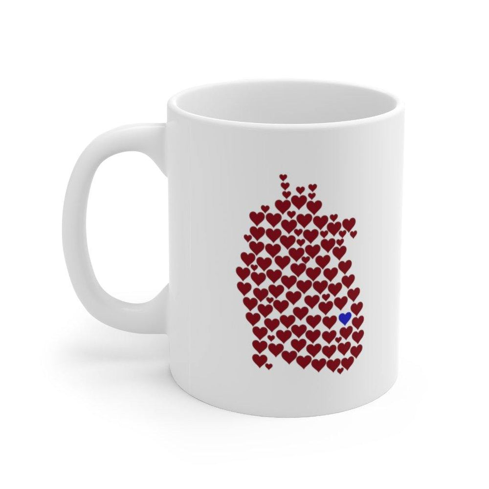 1 in 100 Hearts Mug 11oz - CHD warrior