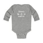 Shones Warrior Long-Sleeve Onesie - CHD warrior