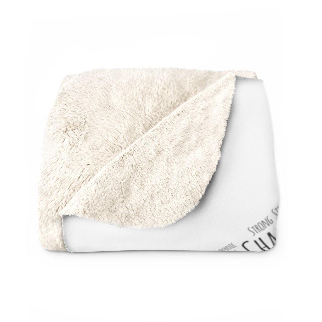 "If my Heart had Words" Fleece Blanket - CHD warrior